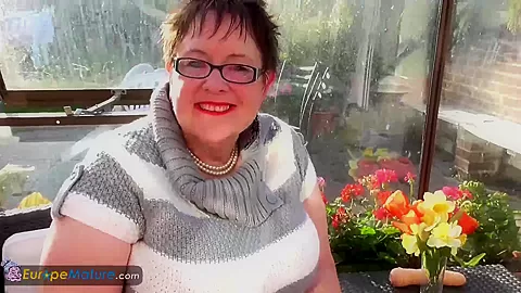 EuropeMature Honey solo mature masturbation
