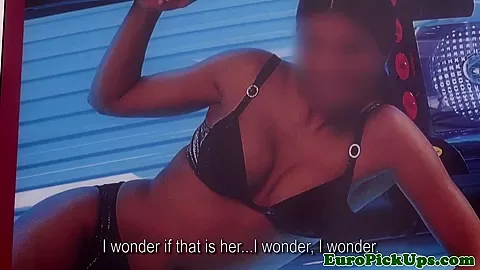 Euro pulled amateur fucked on tanningbed