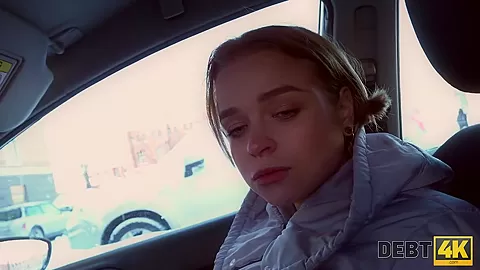 DEBT4k. Man gives babe $3000 for cool fuck