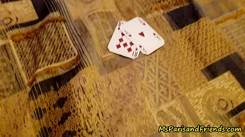 She Loses to WIN the Stripping Card Game