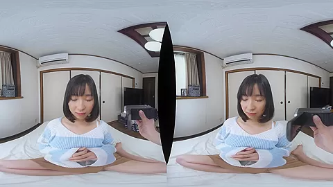 Getting a Handjob From a Cutie While We Watch her Gonzo Scene Together - Japanese Teen Home Sex Tape