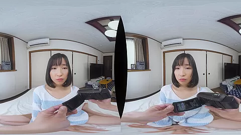 Getting a Handjob From a Cutie While We Watch her Gonzo Scene Together - Japanese Teen Home Sex Tape