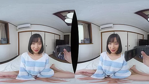 Getting a Handjob From a Cutie While We Watch her Gonzo Scene Together - Japanese Teen Home Sex Tape