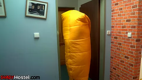 Busty Xmas sluts 3way drilled by Santa Claus in hostel room