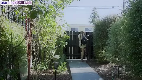 Trapped perverted BDSM bigtitted MILF seduced by dude