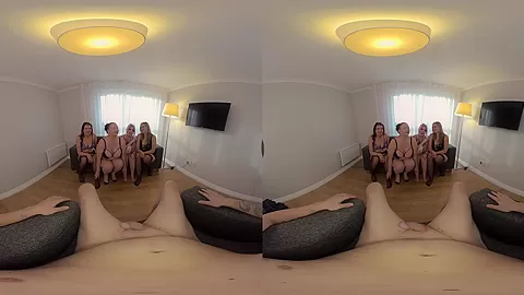 Porn Stud Tryout - MFFFF VR Blowjob Titfuck Handjob