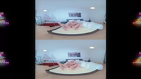 Katrin Wolf in Merry Masturbation - Watch Her Orgasm in Virtual Reality! - DDFNetworkVR