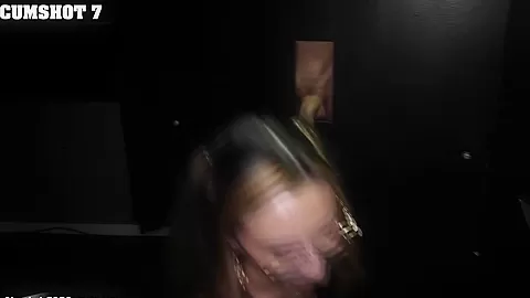 Hot Nina first ever multiple gloryhole cumshots