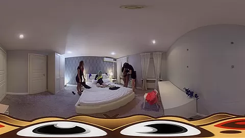 Girls Only Orgy in POV - VirtualPorn360