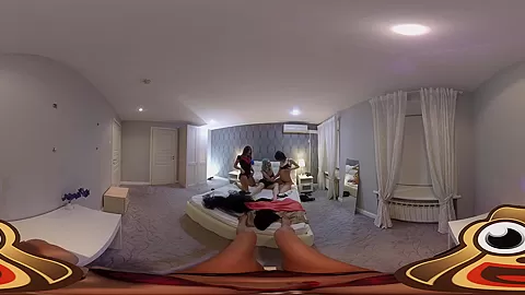 Girls Only Orgy in POV - VirtualPorn360