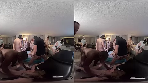 Massage Table Fucking In A 20 Person Orgy (Non Pov)