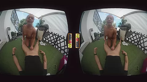 Elke in Elke's Terrace Fuck.... - AmateurVR3D