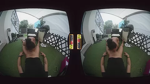 Elke in Elke's Terrace Fuck.... - AmateurVR3D