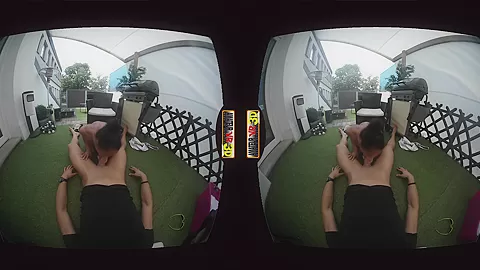 Elke in Elke's Terrace Fuck.... - AmateurVR3D