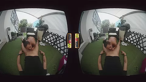 Elke in Elke's Terrace Fuck.... - AmateurVR3D