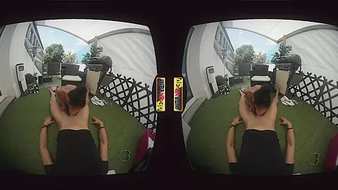 Elke in Elke's Terrace Fuck.... - AmateurVR3D