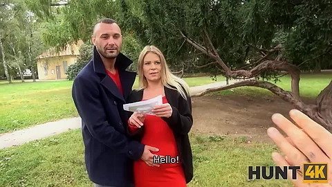 HUNT4K. Pregnant girl feels bizarre desire to be bonked in face of hubby