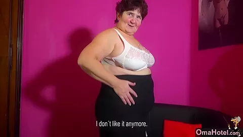 OMAHOTEL Mature BBW grannies striptease compilation