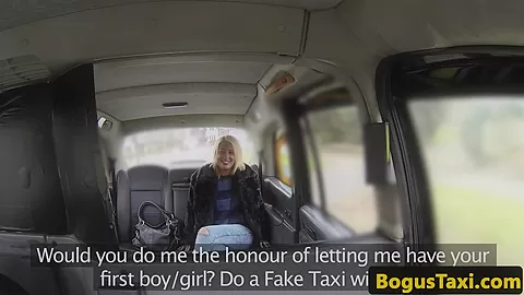 Real british taxi babe bentover and fucked