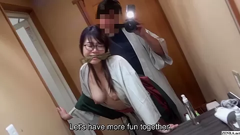 Japanese wife from Kobe hot springs kinky sex vacation
