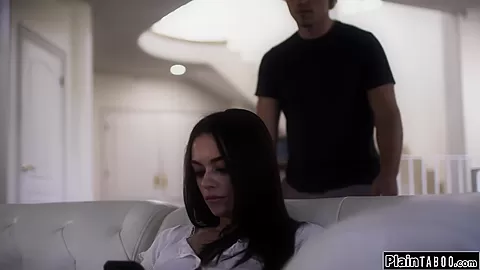 Small tits petite babe licked by and fucks creepy stepcousin
