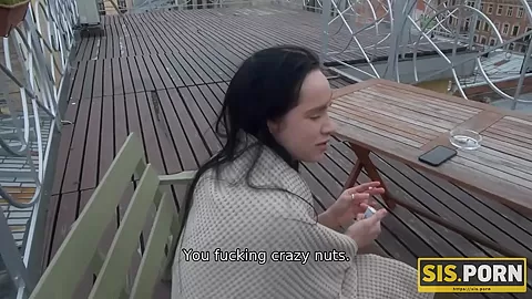 SIS.PORN. Remarkable teen 18+ enjoys smoking and banging with her stepbro
