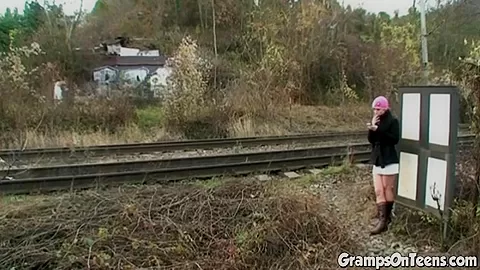 teen 18+ whore creampied by dirty old man