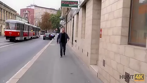 HUNT4K. Chick accepts money and lets guy fuck her twat next to BF