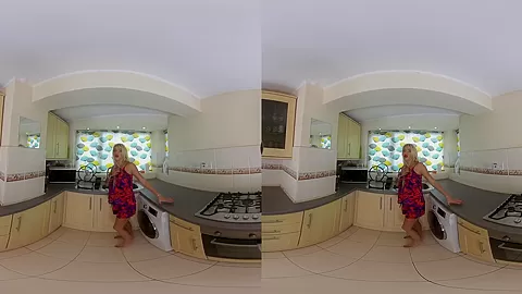 Deal With The Landlord; Solo MILF Blonde - SexLikeReal