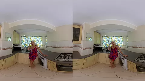 Deal With The Landlord; Solo MILF Blonde - SexLikeReal