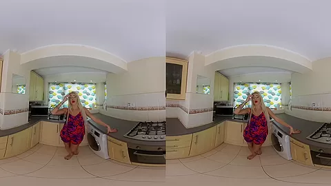 Deal With The Landlord; Solo MILF Blonde - SexLikeReal