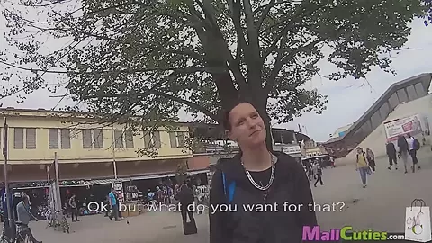 Brunette with small tits is fucking