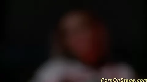 babe fisting herself on public stage