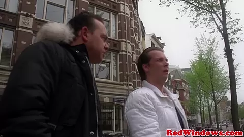 Busty dutch hooker happy with her client