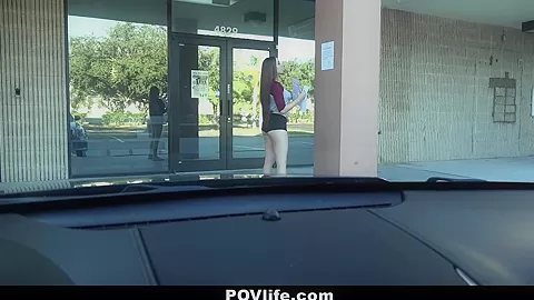 POVLIFE - Sexy Brunette Fucks Landlord For Rent