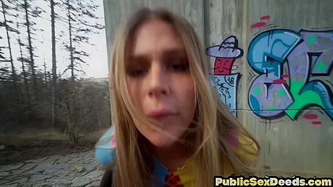Deepthroating busty slut POV drilled by sex agent for money