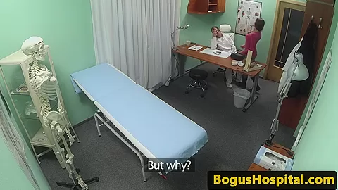European hospital amateur licked by doctor