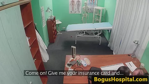 European hospital amateur licked by doctor