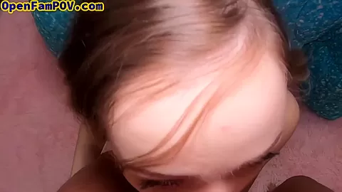 Naughty stepbabe gives analplay show POV