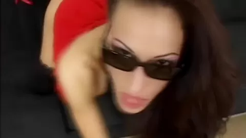 Hotty Brunette with small tits Blowjob closeup