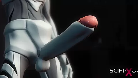 Super alien sex with a hot horny hottie in a spacecraft and a grey alien