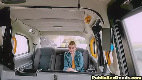 Car lady enjoys fucking in missionary by BWC driver