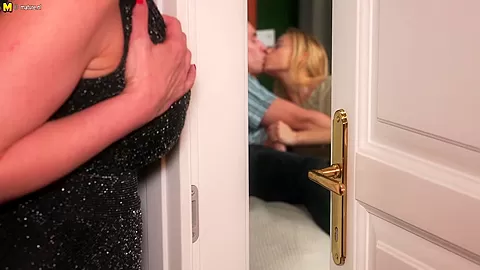 Stepmom Merce Catching Her Stepdaughter With Her Boyfriend - MatureNL