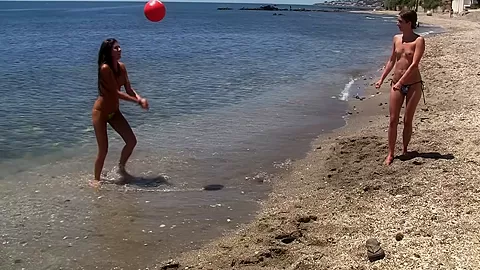 Agnessa & Carla & Leila in nude students 18+ having hardcore sex in nature