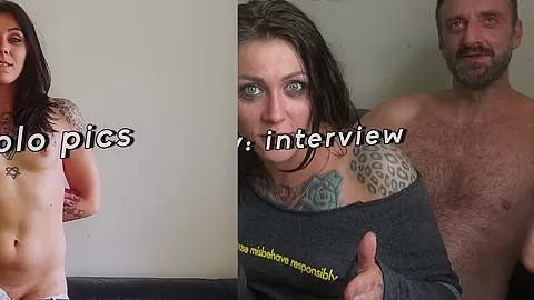Inked whore Nayomi Sharp dommed before getting cum in mouth