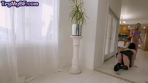 Anal sluts sharing one cock in POV 3some during 69 sex