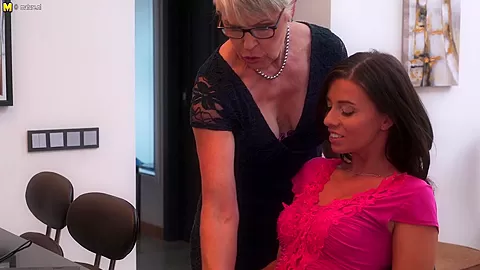 Naughty Lesbian Housewives Go All The Way - MatureNL