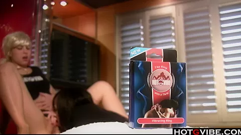 Alternative lesbians rubbing and licking pussy