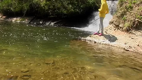 Katya in outdoor amateur video of a hot chick masturbating