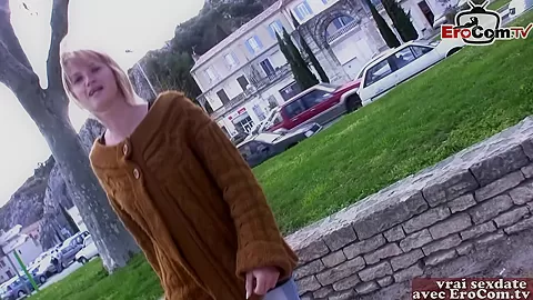 French blonde skinny Step mom try homemade anal